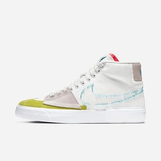 Adidasi Skate Nike SB Zoom Blazer Mid Edge Barbati Albi Turcoaz Deschis | PMHL-08432